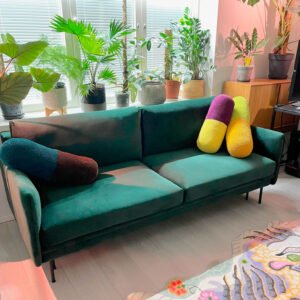 RoseMiu's House Eko-ompelimo käsityönä virkatut pillerityynyt